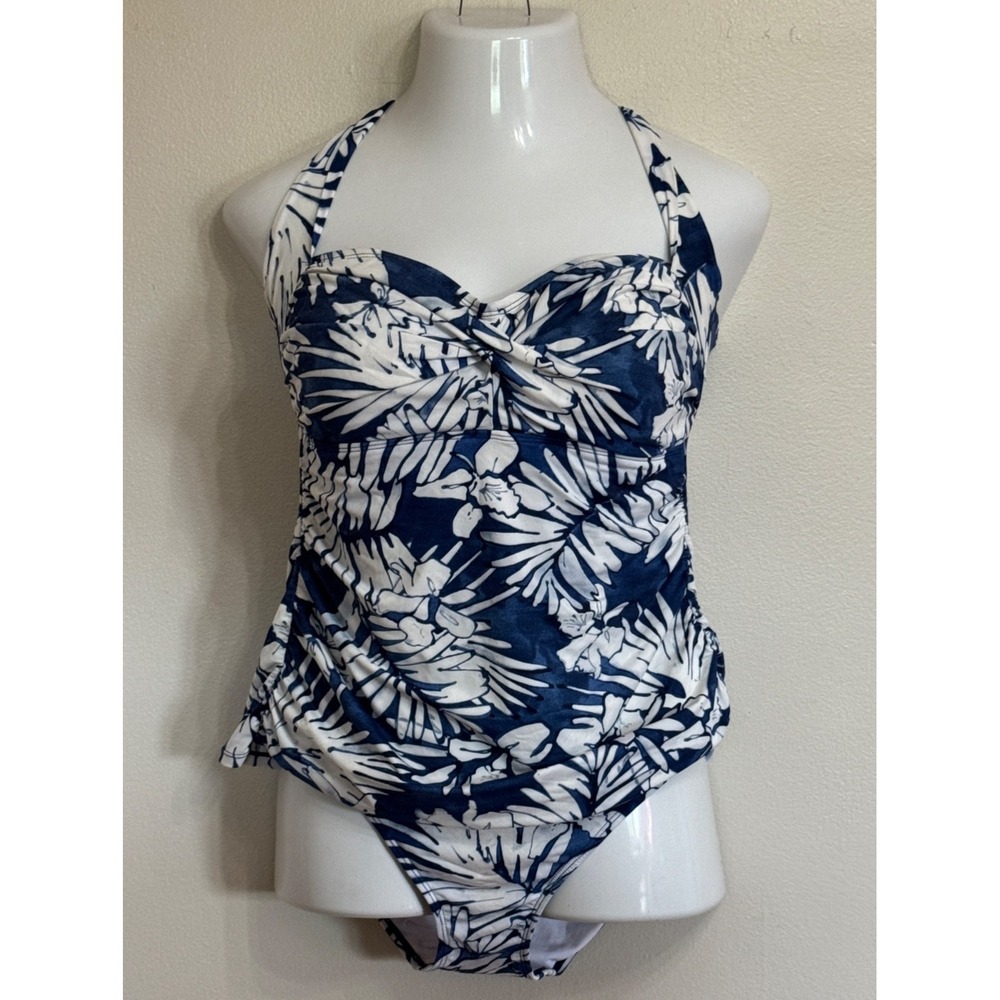 Preloved - RALPH LAUREN FLORAL HAWAIIAN TANKINI - SZ 12